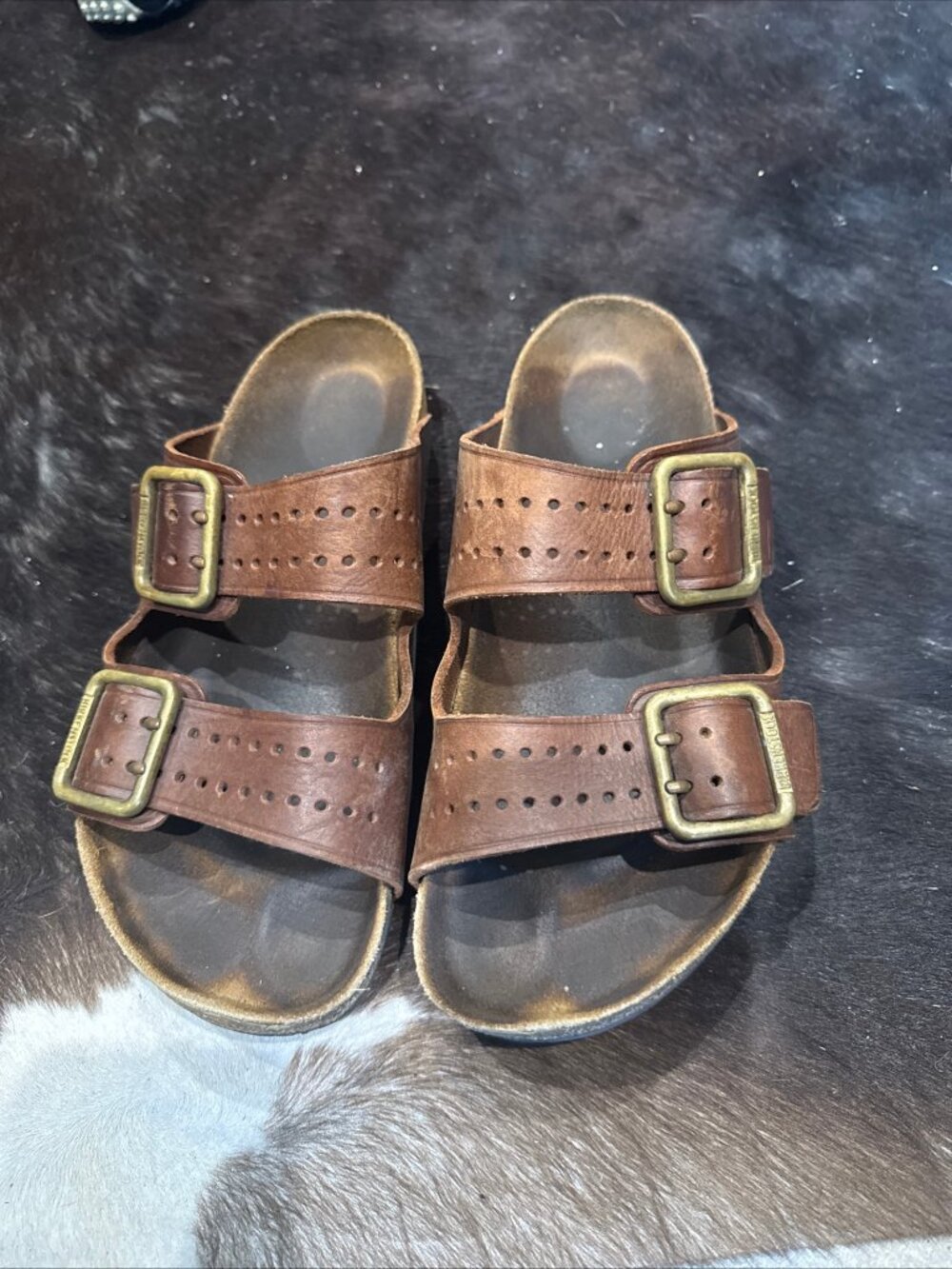 Birkenstock Arizona Bold Gap Roast Color Leather 11.5